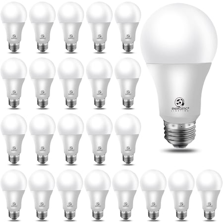 Energetic Lighting 40-Watt Equivalent A19 LED Light Bulb Non-Dimmable 450lm 5000K Daylight, 24PK YGA03C54-5W-850-24P